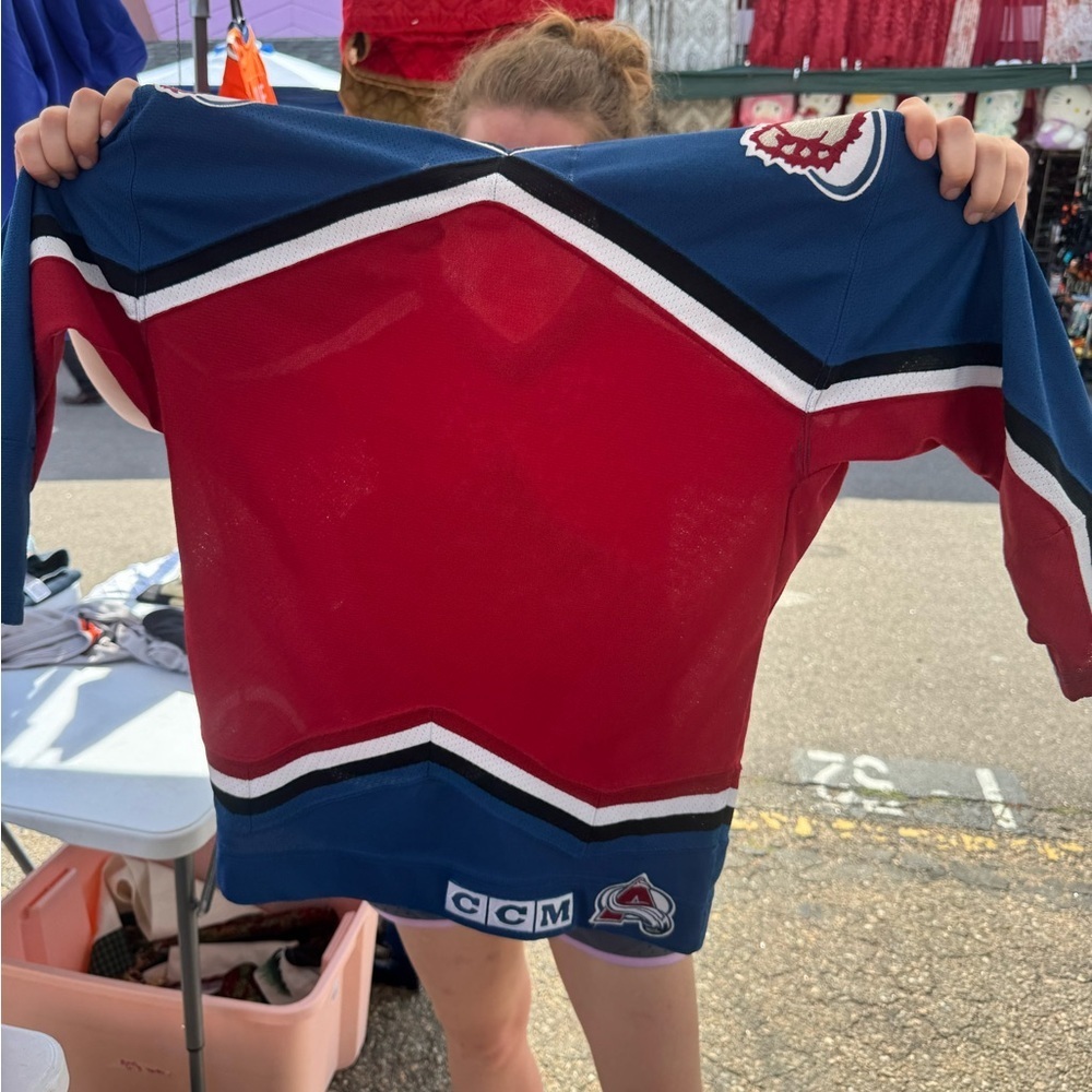 CCM Blue and Red Hockey Jersey - Picture 2 of 3